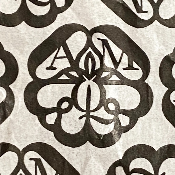 Alexander McQueen Logo XL Art! 38" Paper Gift Wrapping Bag ART 38" - Picture 2 of 6